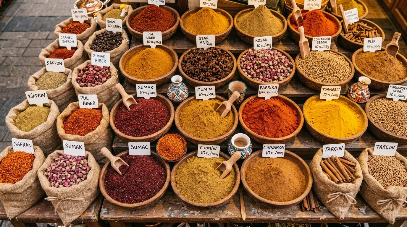 Turkish spice market